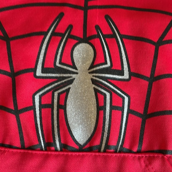 Marvel Spiderman Boys Pullover Hoodie with Pockets Size/Age 6 - Picture 6 of 7